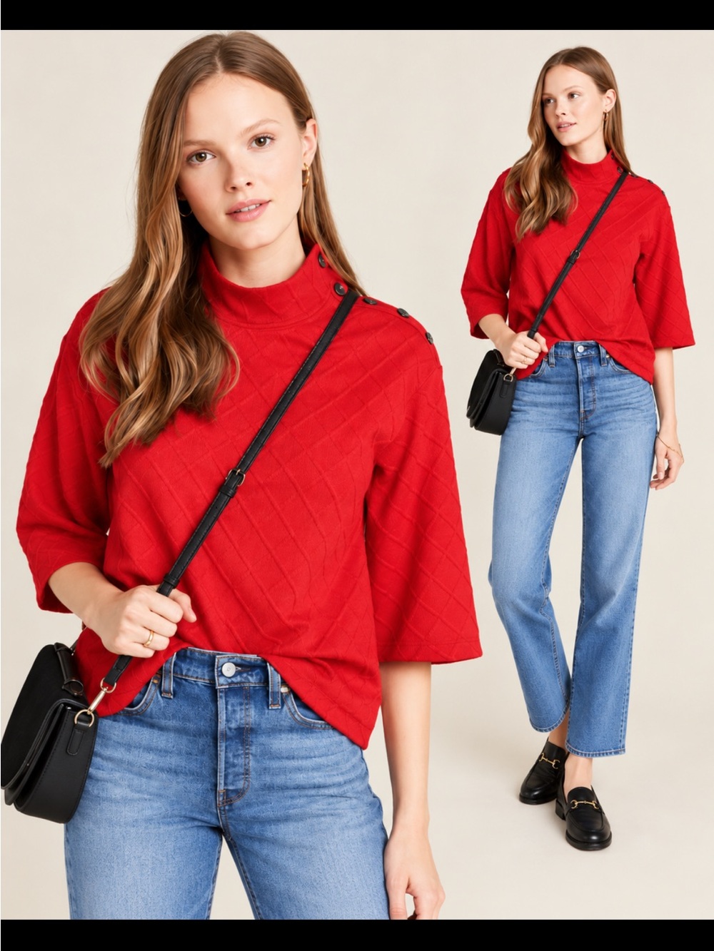Anthropologie Sunday In Brooklyn Womens Mollie Button Shoulder Top